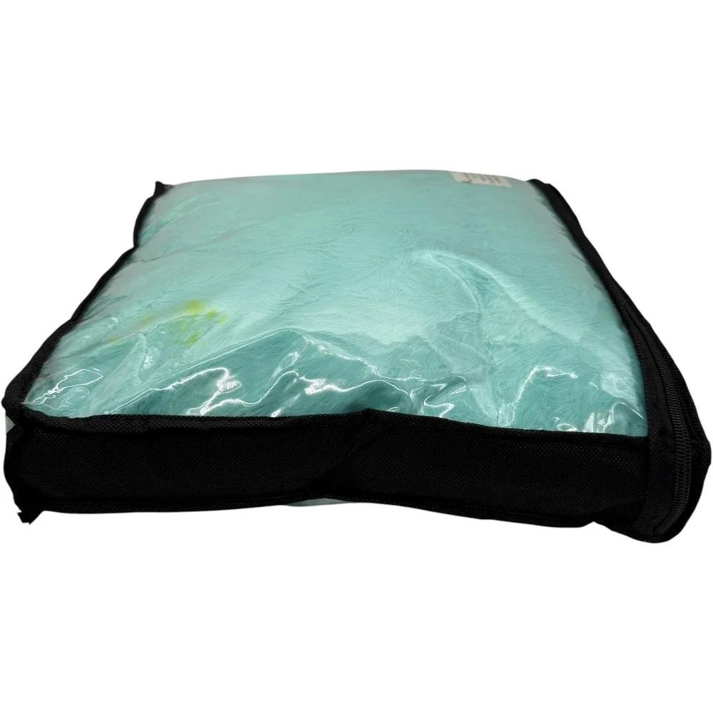 The‎ Connecticut Home Company Luxury Throw Blanket Turquoise 60x70 New Unused
